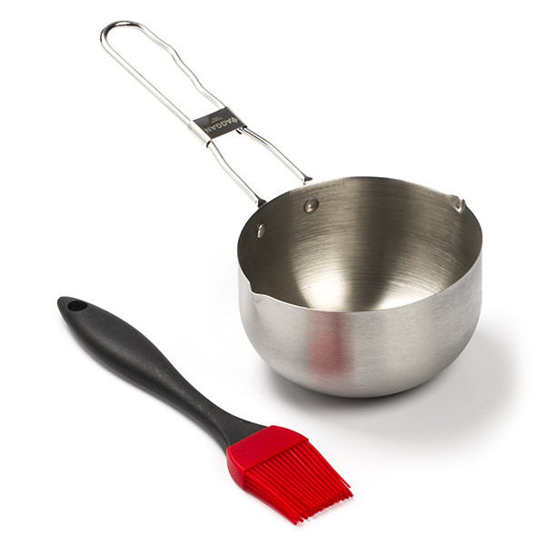 Vaggan BBQ pan | Ø 11.5 cm (Saus, RVS, Incl. kwast) YL7900590 K170104980 - 1