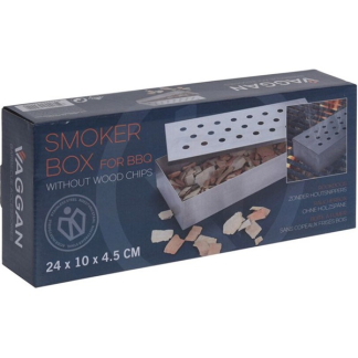 Vaggan BBQ rookbox | Vaggan | 24 x 10 x 4.5 cm (23 gaatjes) C80901080 C83500550 K170104943 - 2