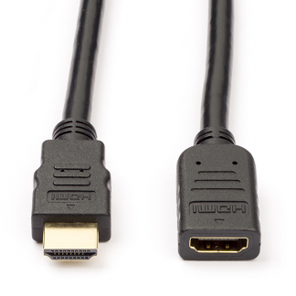 Value HDMI verlengkabel | Value | 1 meter (4K@30Hz, Verguld) 11995574 K010108008 - 