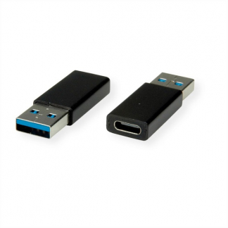 Value USB A naar USB C adapter | Value | USB 3.0 (Zwart) 12992998 K010221019 - 1