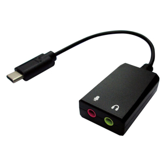 Value USB C naar 2x jack 3.5 mm adapterkabel | Value | 0.15 meter (Stereo, Verguld) 12993213 K010221035 - 3