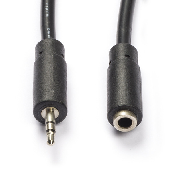 2.5 mm naar 3.5 mm jack adapterkabel (m/v) Valueline 0.2 meter (Stereo) Valueline