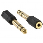 Valueline Adapter jack 3.5 mm stereo vrouwelijk - jack 6.35 mm stereo mannelijk (Verguld) AC-007GOLD K050301004 Valueline Adapter jack 3.5 mm stereo vrouwelijk - jack 6.35 mm stereo mannelijk (Verguld) AC-007GOLD K050301004