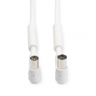 Valueline Coax kabel - Valueline - 25 meter (Digitaal, Haaks, 120 dB, Wit) VLSP40120W250 K010408235 Valueline Coax kabel - Valueline - 25 meter (Digitaal, Haaks, 120 dB, Wit) VLSP40120W250 K010408235