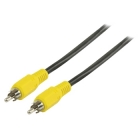 Valueline Composiet Tulp (RCA) mannelijk videokabel 1 meter VLVP24100B10 K010401000 Valueline Composiet Tulp (RCA) mannelijk videokabel 1 meter VLVP24100B10 K010401000