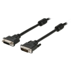 Valueline DVI verlengkabel | Valueline | 3 meter (DVI-I, Dual Link, 100% koper, Zwart) VLCP32055B30 K010406601