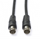 Valueline F-quick connector kabel - Valueline - 2 meter (Zwart) VLSP41300B20 K010408402