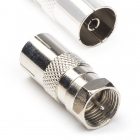 Valueline F connector - coax (IEC) adapter - Valueline FC-026 K050408105 Valueline F connector - coax (IEC) adapter - Valueline FC-026 K050408105