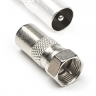 Valueline F connector - coax (IEC) adapter - Valueline FC-029 K050408106 Valueline F connector - coax (IEC) adapter - Valueline FC-029 K050408106