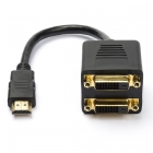 Valueline HDMI 1.4 mannelijk naar 2x DVI-D (24+1 pin) vrouwelijk splitterkabel 0,2 meter VGCP34950B02 K030100018 Valueline HDMI 1.4 mannelijk naar 2x DVI-D (24+1 pin) vrouwelijk splitterkabel 0,2 meter VGCP34950B02 K030100018
