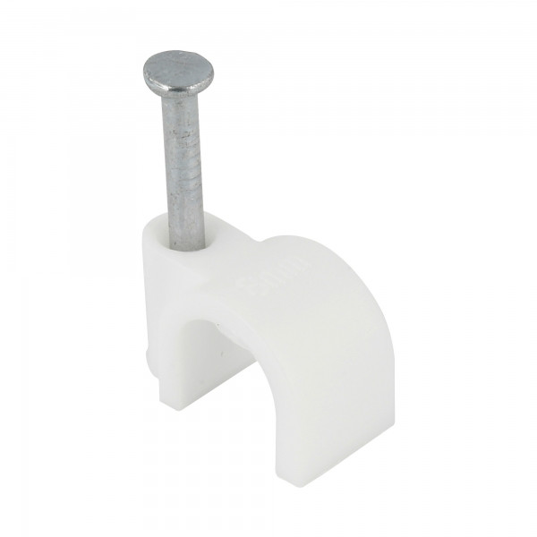 Valueline Kabelclip | Valueline | 5 mm (100 stuks, Rond, Wit) CLPRW-5 K090200062 - 1