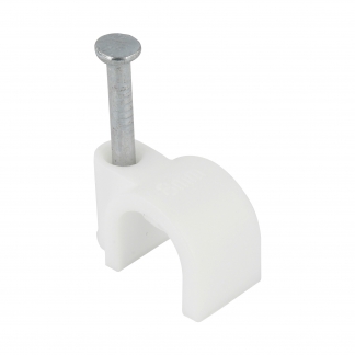 Valueline Kabelclip | Valueline | 5 mm (100 stuks, Rond, Wit) CLPRW-5 K090200062 - 1