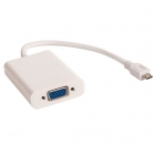 Valueline Micro USB B M naar VGA + Micro USB B + JACK 3.5 mm V MHL-kabel 0,2 meter WIT (5 pin) VLMP39030W020 K011008063 Valueline Micro USB B M naar VGA + Micro USB B + JACK 3.5 mm V MHL-kabel 0,2 meter WIT (5 pin) VLMP39030W020 K011008063