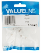 Valueline RJ11 pluggen 10 stuks VLTP90923T K060500006 Valueline RJ11 pluggen 10 stuks VLTP90923T K060500006