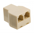 Valueline RJ45 splitter RJ45 vrouwelijk - 2x RJ45 vrouwelijk ivoor VLTP90991I K050603001 Valueline RJ45 splitter RJ45 vrouwelijk - 2x RJ45 vrouwelijk ivoor VLTP90991I K050603001