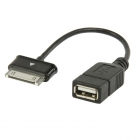 Valueline Samsung OTG kabel | 30 pins | 0.2 meter (Zwart) VLMP39205B020 K011001047