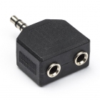 Valueline Splitter jack 3.5 mm stereo mannelijk - 2x 3.5 mm stereo vrouwelijk adapter AC-012 K050301006 Valueline Splitter jack 3.5 mm stereo mannelijk - 2x 3.5 mm stereo vrouwelijk adapter AC-012 K050301006