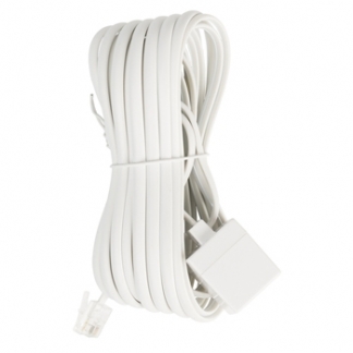 Valueline Telefoon verlengkabel RJ11 - 5 meter (Wit) VLTP90205W50 K011007147 - 1