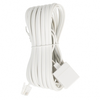 Valueline Telefoon verlengkabel RJ11 - 5 meter (Wit) VLTP90205W50 K011007147 - 