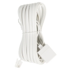 Valueline Telefoon verlengkabel RJ11 - 5 meter (Wit) VLTP90205W50 K011007147 Valueline Telefoon verlengkabel RJ11 - 5 meter (Wit) VLTP90205W50 K011007147