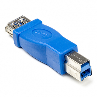 Valueline USB B 3.0 mannelijk - USB A 3.0 vrouwelijk adapter VLCP61900L K050202000 - 