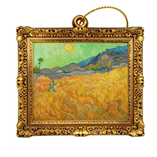 Van Gogh Korenveld met maaier kerst ornament | Van Gogh VG26106 K151001436 - 1