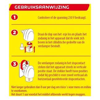 Vapona Muggenstekker + Navulling | Vapona | Combideal (Eurostekker, Tot 90 nachten beschermd, Bewezen effectief)  K170111792 - 5