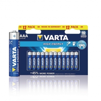 Varta AAA batterij - VARTA - 12 stuks (Alkaline, 1.5 V) VARTA-4903-12B K105005044 - 