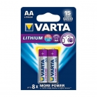 Varta AA batterij - Varta - 2 stuks (Lithium, 1.5 V) VARTA-6106/2B K105005050
