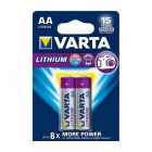 Varta AA batterij - Varta - 2 stuks (Lithium, 1.5 V) VARTA-6106/2B K105005050 Varta AA batterij - Varta - 2 stuks (Lithium, 1.5 V) VARTA-6106/2B K105005050