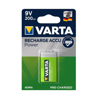 Varta Oplaadbare 9V batterij - Varta (NiMH, 200 mAh) 56722101401 K105005208 - 1