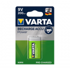 Varta Oplaadbare 9V batterij - Varta (NiMH, 200 mAh) 56722101401 K105005208