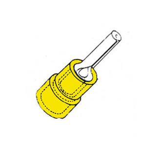 Velleman Adereindhuls | Velleman | Geel (4 - 6 mm², 10 stuks) FYPC K060803004 - 1