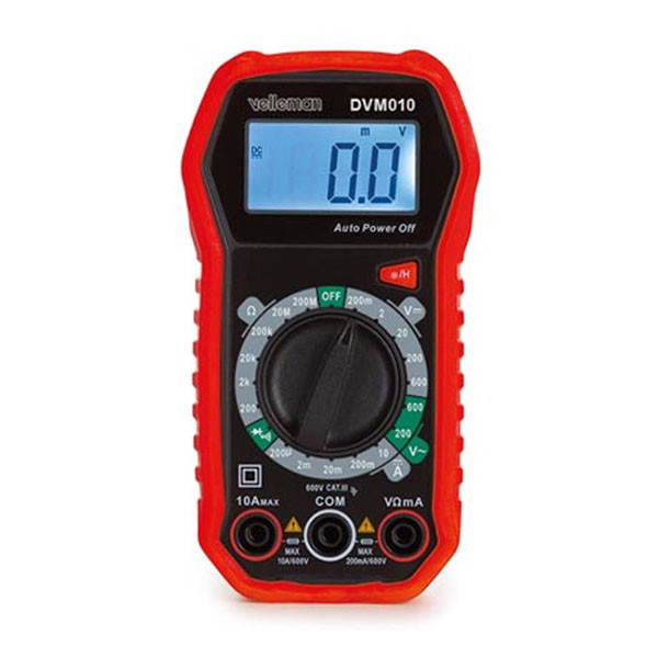 Velleman Digitale multimeter | Velleman (CAT III 600V) DVM010 K170114422 - 1