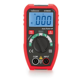 Velleman Digitale multimeter | Velleman (CAT III 600V, temperatuur, NCV, Zaklamp) DVM005 K170114421