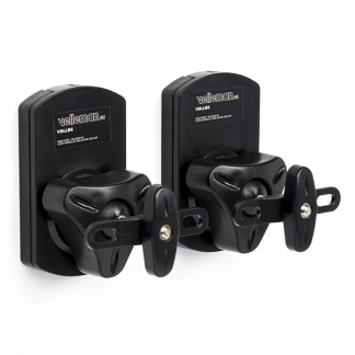 Velleman Luidspreker muurbeugels | Velleman | 2 stuks (Max. 8 kg, Kantelbaar, Zwart) VDLLB6 K101501007 - 1