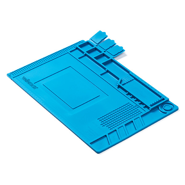 Velleman Soldeermat | Velleman | 450 x 300 mm (Antistatisch, Siliconen, Vakken, Magnetische zones) AS11 K100906080 - 1