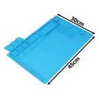 Velleman Soldeermat | Velleman | 450 x 300 mm (Antistatisch, Siliconen, Vakken, Magnetische zones) AS11 K100906080 - 4