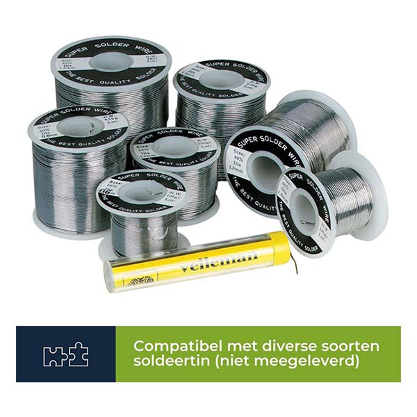 Velleman Soldeerstation | Velleman | VTSS7 (Analoog, 160 - 480°C, 48W) VTSS7 K100908039 - 3