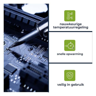 Velleman Soldeerstation | Velleman | VTSS7 (Analoog, 160 - 480°C, 48W) VTSS7 K100908039 - 5