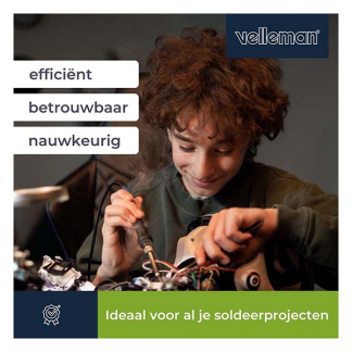 Velleman Soldeerstation | Velleman | VTSS7 (Analoog, 160 - 480°C, 48W) VTSS7 K100908039 - 6