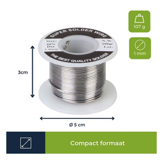 Velleman Soldeertin | Velleman (Ø 1 mm, 100 gram) SOLD100G K100910018 - 3