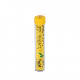 Velleman Soldeertin | Velleman (Loodvrij, Ø 1 mm, 15 gram, Dispenser) SOLDERDISPLF K100910025
