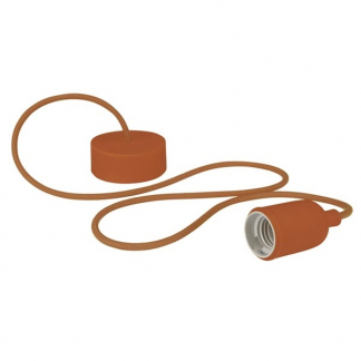 Vellight Pendel | Vellight (E27, Siliconen, Bruin) LAMPH01BR K150204292 - 1