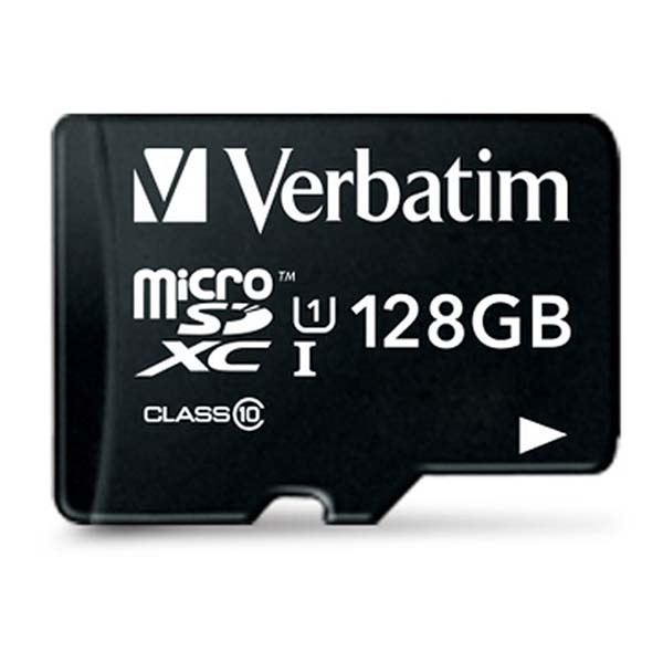 Verbatim Micro SDXC kaart met adapter | Verbatim | 128 GB (Premium, Class 10) 44085 K170301112 - 2