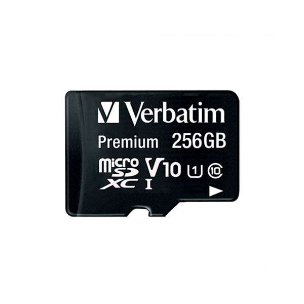 Verbatim Micro SDXC kaart met adapter | Verbatim | 256 GB (Premium, Class 10) 44087 K170301115 - 2