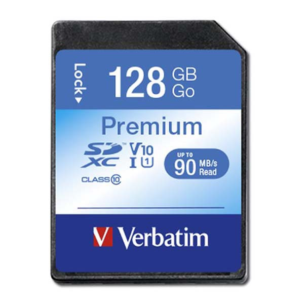 Verbatim SDXC kaart | Verbatim | 128 GB (Class 10) 44025 K170301009 - 1