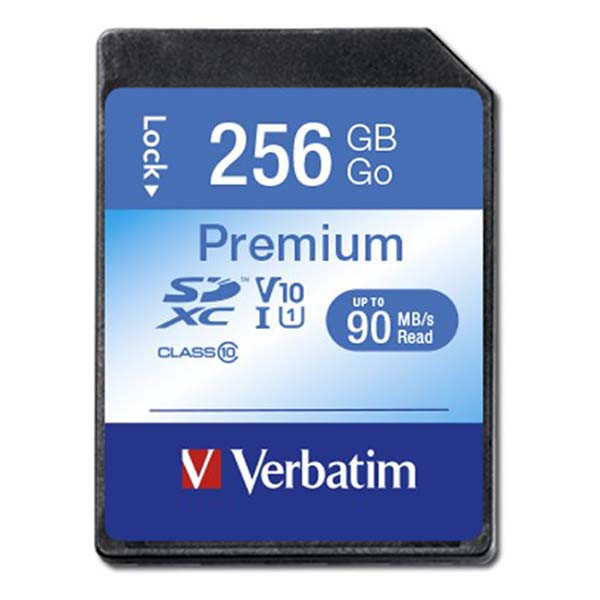 Verbatim SDXC kaart | Verbatim | 256 GB (Class 10) 44026 K170301011 - 1