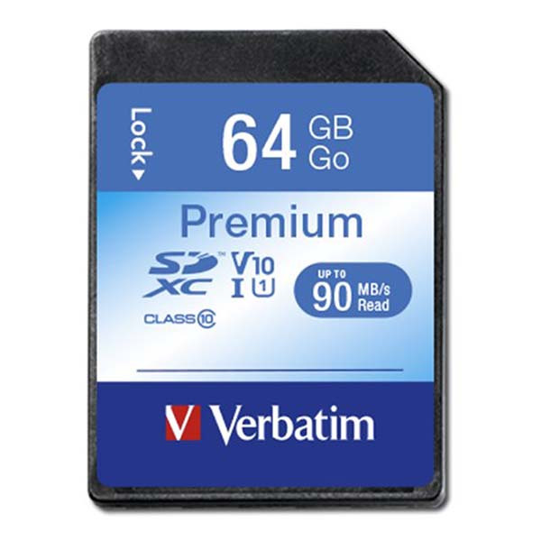 Verbatim SDXC kaart | Verbatim | 64 GB (Class 10) 44024 K170301013 - 1