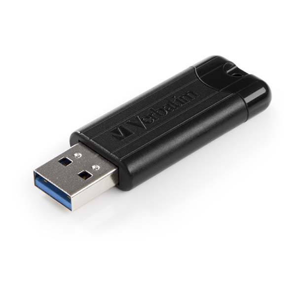 Verbatim USB stick | Verbatim PinStripe | 16 GB (USB A, USB 3.0, Inschuifbaar) 49316 K170302116 - 1